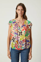 Load image into Gallery viewer, Velvet Floral Printed Lucia Blouse
