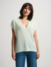 Load image into Gallery viewer, White + Warren Cashmere V Neck Poncho Top
