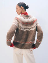 Load image into Gallery viewer, White & Warren Alpaca Fair Isle Crewneck Sweater
