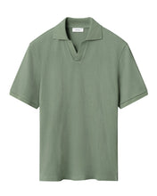 Load image into Gallery viewer, Eton Waffle Open Collar Polo Shirt