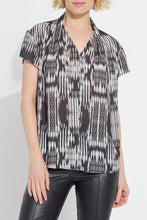 Load image into Gallery viewer, Lysse Katya Folded Neck Short Sleeve Top