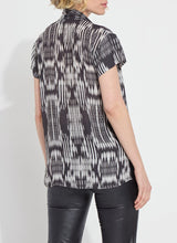 Load image into Gallery viewer, Lysse Katya Folded Neck Short Sleeve Top