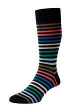 Load image into Gallery viewer, Pantherella Kilburn Stripe Sock