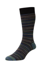 Load image into Gallery viewer, Pantherella Atolla Space Dye Stripe Sock