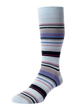 Load image into Gallery viewer, Pantherella Portmore Multi Stripe Sock