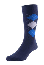 Load image into Gallery viewer, Pantherella Locke Argyle Sock