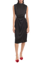 Load image into Gallery viewer, Donna Morgan Knot Front Charmeuse Dress

