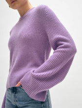 Load image into Gallery viewer, White & Warren Fluted Sleeve Sweater