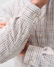 Load image into Gallery viewer, Johnnie-O Sandlewood Pane Twill Sport Shirt