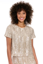 Load image into Gallery viewer, Maggy London Wavy Sequin Tee