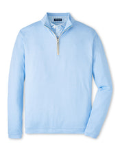 Load image into Gallery viewer, Peter Millar Albatross Cotton-Blend Pique Quarter-Zip