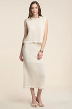 Load image into Gallery viewer, Velvet Blythe Mesh Cotton Knit Skirt