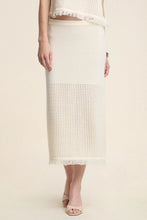 Load image into Gallery viewer, Velvet Blythe Mesh Cotton Knit Skirt