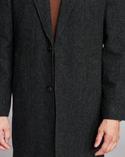 Load image into Gallery viewer, Billy Reid Herringbone Otto Overcoat