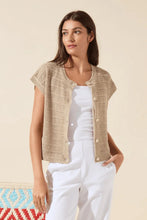 Load image into Gallery viewer, Lysse Brisa Linen Mesh Sleeveless Cardi