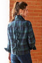 Load image into Gallery viewer, Finley Eugenie Shirt Brushed Teal Plaid