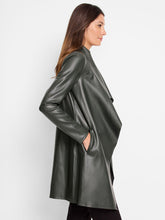 Load image into Gallery viewer, Nic + Zoe Faux Leather Lounge Around Jacket