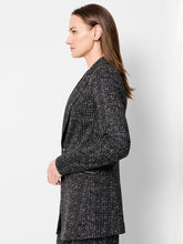 Load image into Gallery viewer, Nic + Zoe Dotty Grid Zip Jacket
