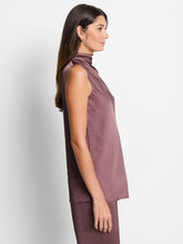 Load image into Gallery viewer, Nic + Zoe Luxe Satin Drape Tank