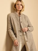 Load image into Gallery viewer, Nic + Zoe Sherpa Tweed Knit Topcoat