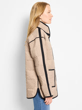 Load image into Gallery viewer, Nic + Zoe Quilted Check Reversible Barn Coat