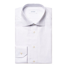 Load image into Gallery viewer, Eton Check Cotton Tencel Dress Shirt
