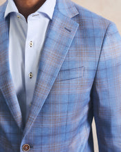 Load image into Gallery viewer, Johnnie-O Santa Anita Plaid Printed Knit Sport Coat