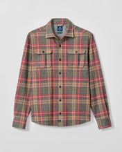 Load image into Gallery viewer, Johnnie-O Yule Tartan Knitted Flannel Shirt