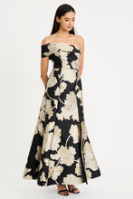 Load image into Gallery viewer, Maggy London Off the Shoulder A Symmetrical Dress