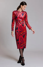 Load image into Gallery viewer, Tyler Boe Dana Midi Velvet Paisley Dress