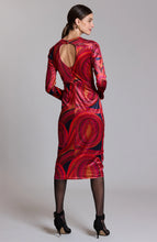 Load image into Gallery viewer, Tyler Boe Dana Midi Velvet Paisley Dress