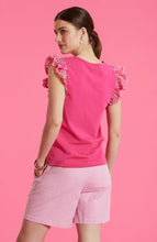 Load image into Gallery viewer, Tyler Boe Erin Eyelet Sleeve Tee