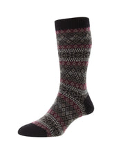Load image into Gallery viewer, Pantherella Sherborne Fairisle Cashmere Sock