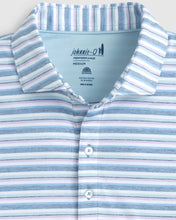 Load image into Gallery viewer, Johnnie O Harty Striped Prepformance Polo
