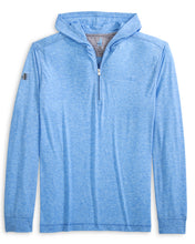 Load image into Gallery viewer, Johnnie-O Welsey Heathered Hooded 1/4 Zip