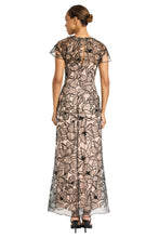 Load image into Gallery viewer, Maggy London Embroidered Mesh Long Dress