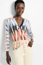 Load image into Gallery viewer, Nic + Zoe Criss Cross Cotton Slub Sweater