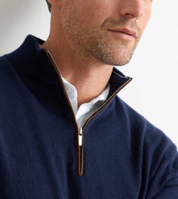 Load image into Gallery viewer, Peter Millar Autumn Crest Suede Trim Quarter-Zip