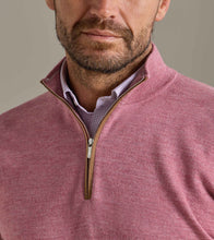 Load image into Gallery viewer, Peter Millar Autumn Crest Suede Trim Quarter-Zip