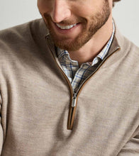 Load image into Gallery viewer, Peter Millar Autumn Crest Suede Trim Quarter-Zip