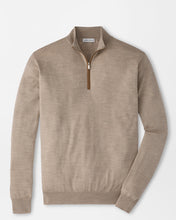 Load image into Gallery viewer, Peter Millar Autumn Crest Suede Trim Quarter-Zip