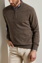 Load image into Gallery viewer, Peter Millar Crown Anniversary Cashmere Quarter Zip Sweater