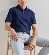 Load image into Gallery viewer, Peter Millar Albatross Cotton-Blend Piqué Polo