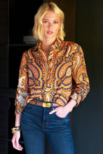Load image into Gallery viewer, Finley Princess Paisley Mini Monica Shirt