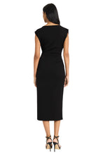 Load image into Gallery viewer, Donna Morgan Solid Ruched Jersey Dress