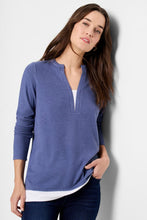 Load image into Gallery viewer, Nic + Zoe Cozy Mixed Media Layer Top