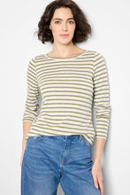 Load image into Gallery viewer, Nic + Zoe Long Sleeve Stripe Boat Tee