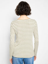 Load image into Gallery viewer, Nic + Zoe Long Sleeve Stripe Boat Tee