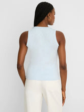 Load image into Gallery viewer, Nic + Zoe Ruffle Neck Cotton Slub Layer Tank