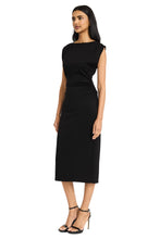 Load image into Gallery viewer, Donna Morgan Solid Ruched Jersey Dress